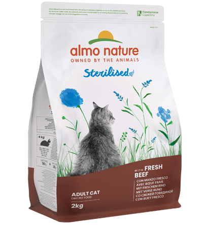 Croquettes Holistic Almo Nature - Stérilisé  (Boeuf)