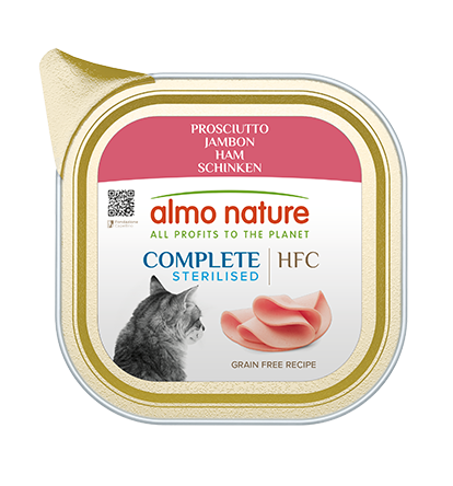 Pâtées pour chats stérilisé(e)s - Almo Nature (Jambon)