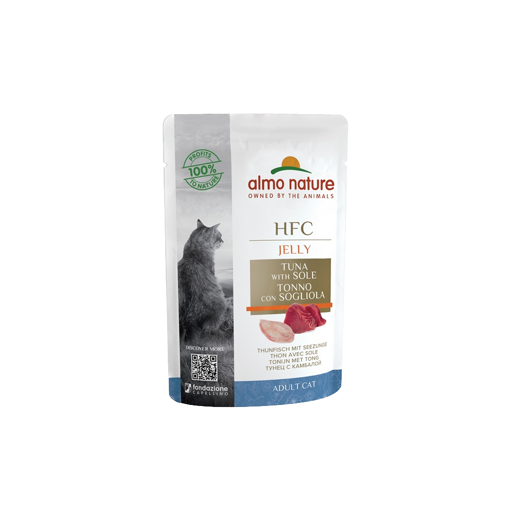 Jelly pour chats - Almo Nature (Thon & Sole)