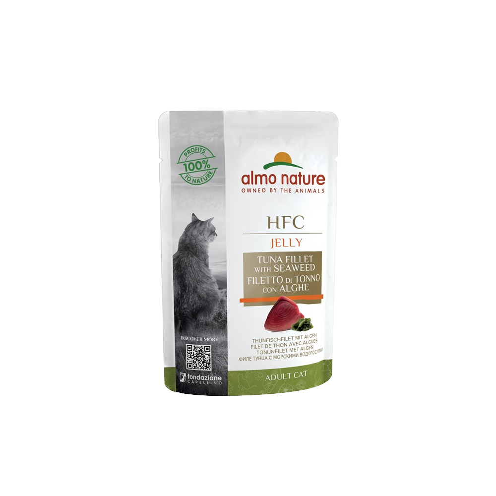 Jelly pour chats - Almo Nature (Thon & Algues)