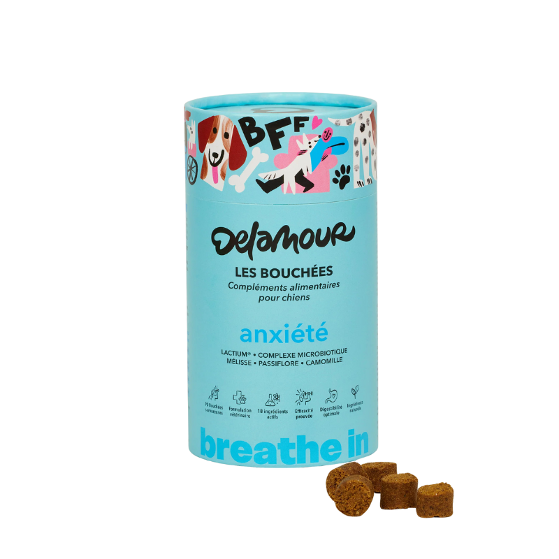 Friandises pour chien - Bouchées Delamour pour l'anxiété