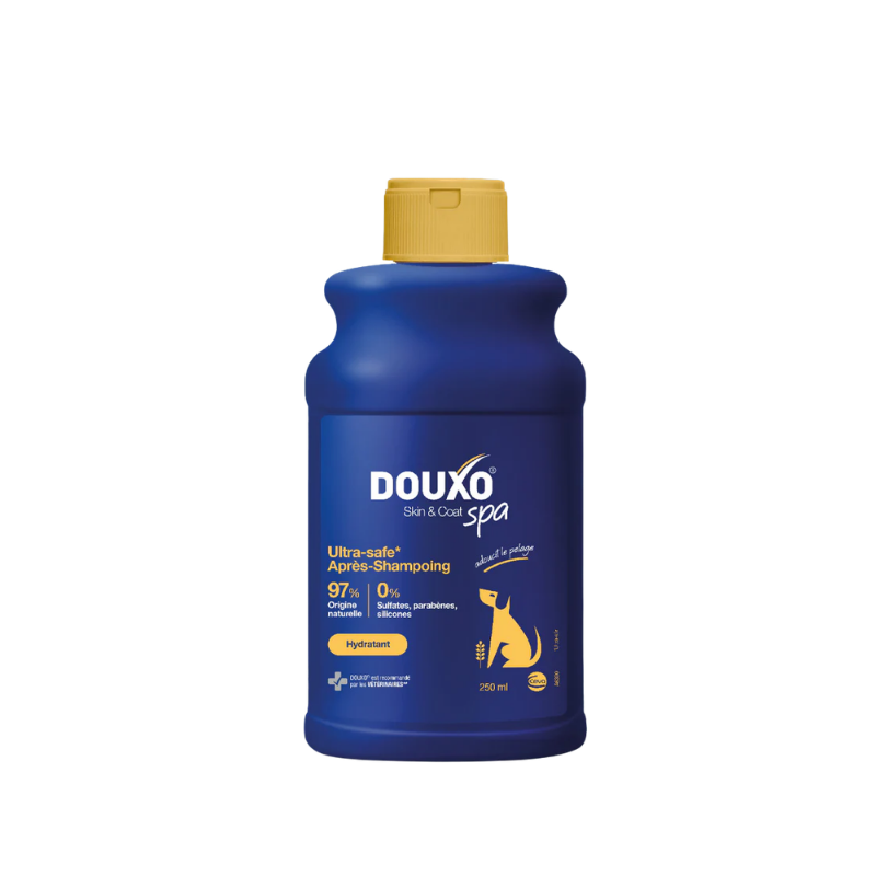 Après shampoing pour chien hydratant douxo spa