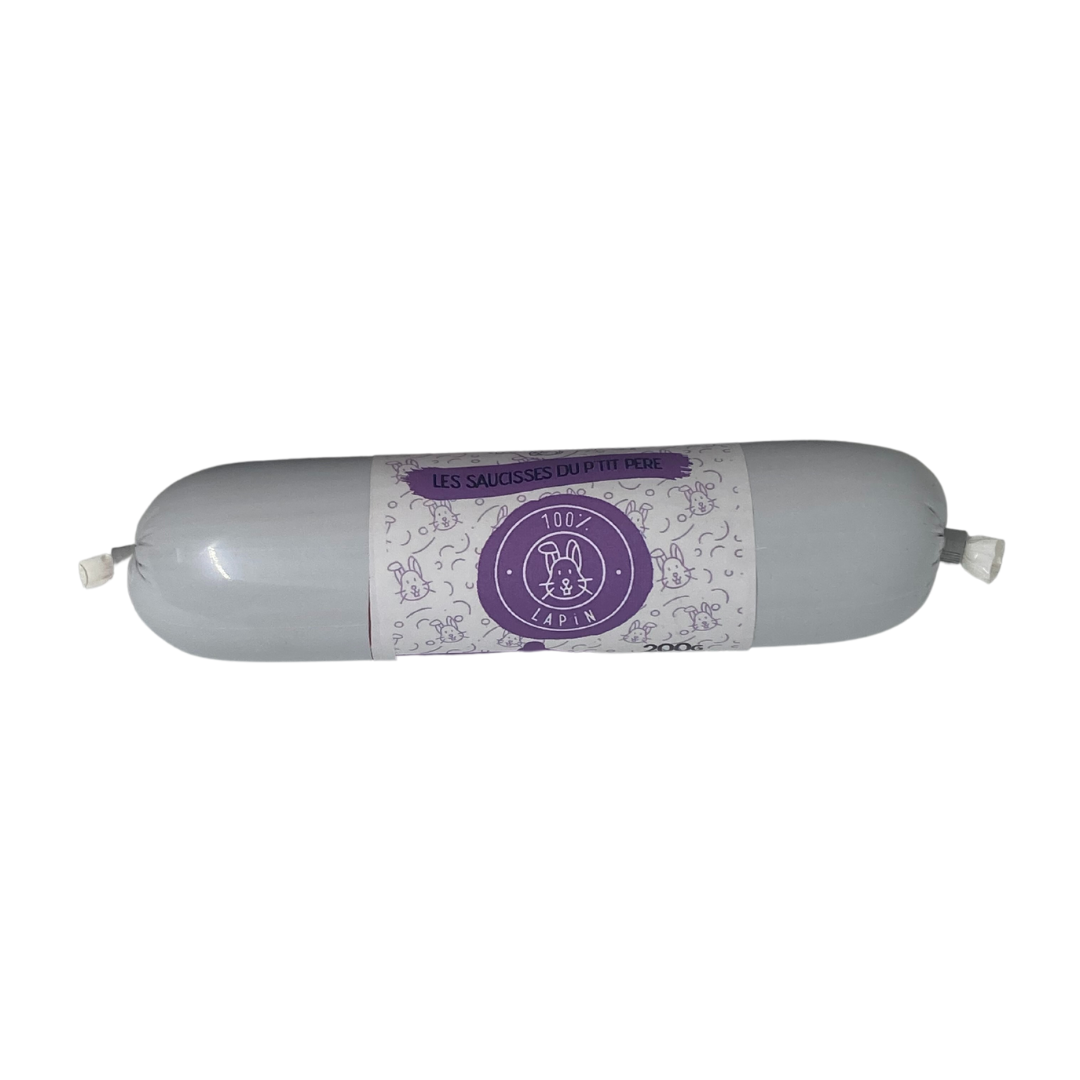 Boudin de pâtée - saveur lapin pour chiens et chats