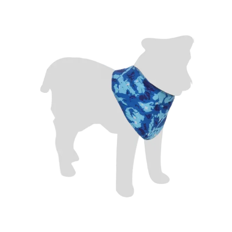 Bandana bleu pour chien