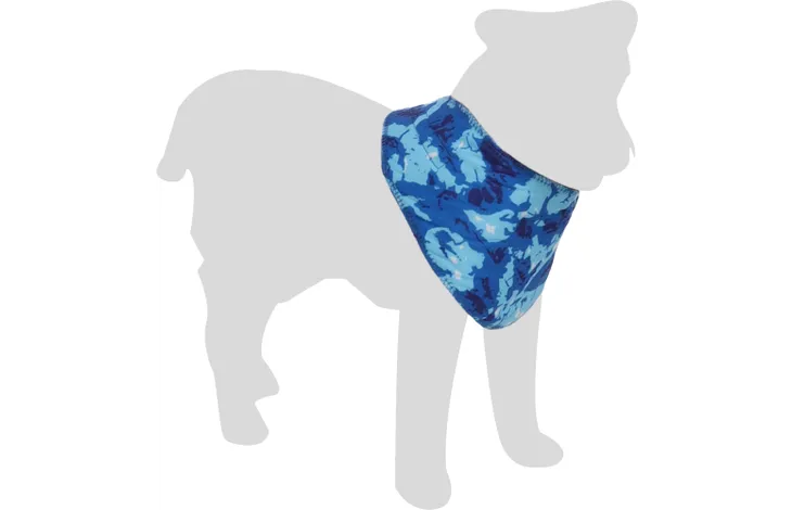 Bandana bleu pour chien