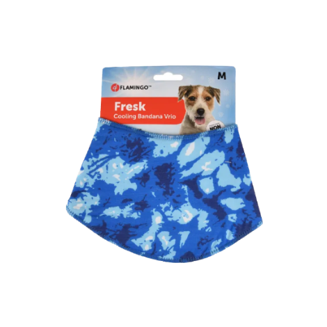 Bandana rafraichissant bleu pour chien