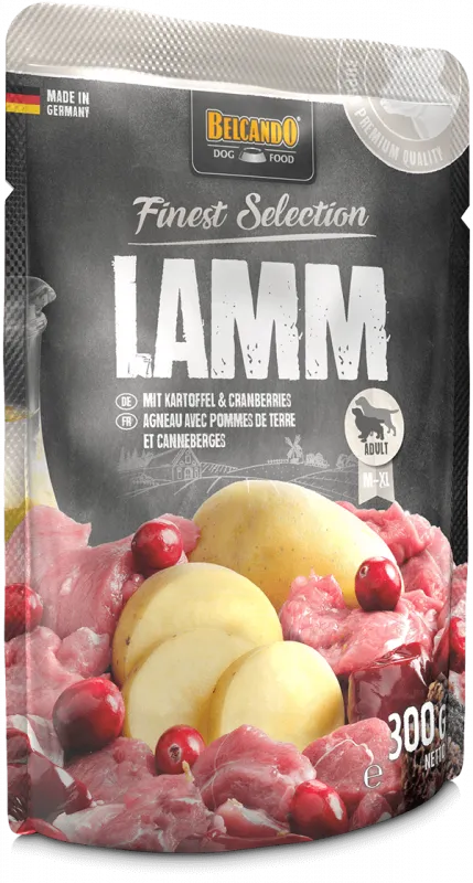 Sachet Fraicheur - Belcando saveur Agneau, pommes de terre avec canneberges