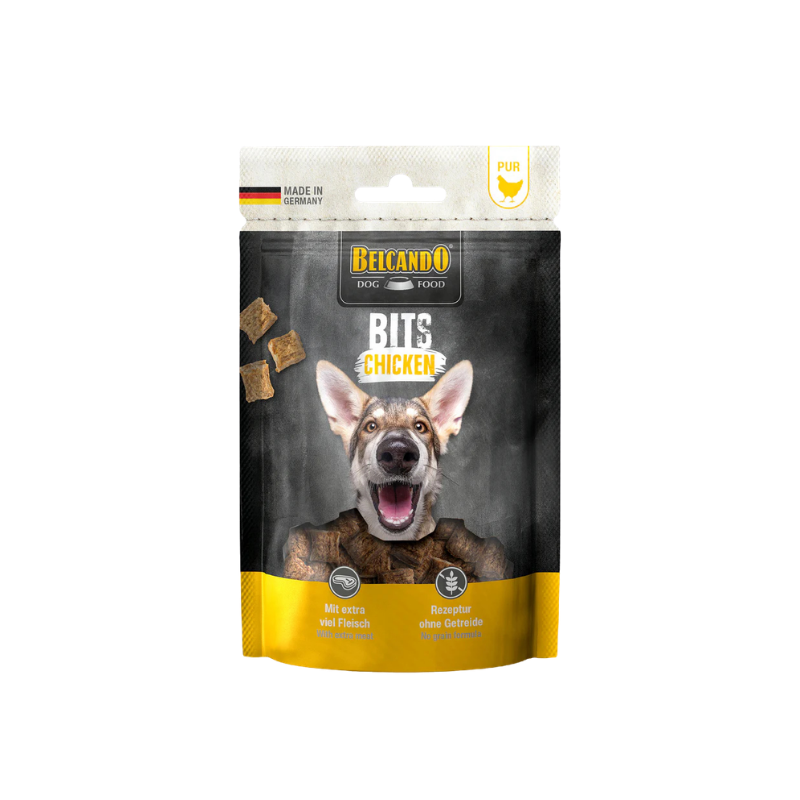 Bouchées de poulet - friandise mono protéinée pour chien - Belcando