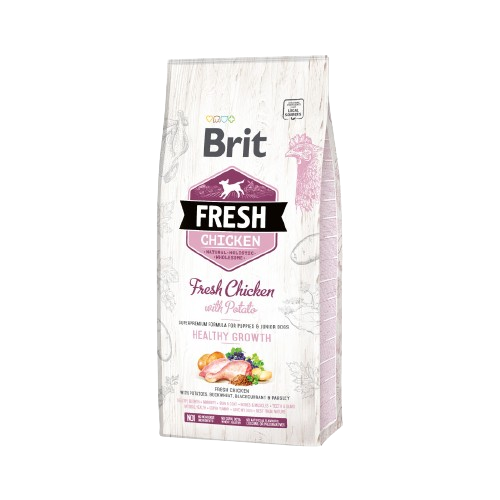 Croquettes pour chiot - Brit Fresh saveur poulet et pommes de terre
