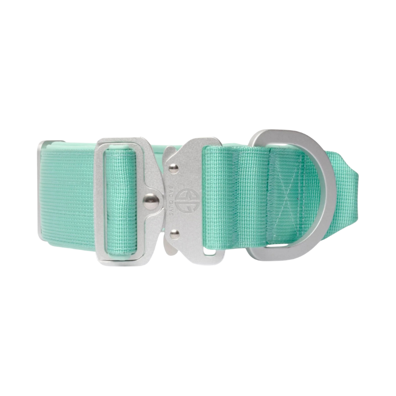 Collier 5cm Bad Guys couleur Aigue Marine