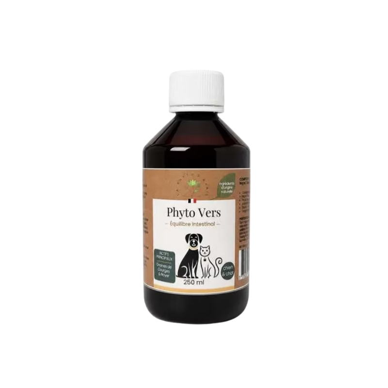 Complément alimentaire pour chien et chat Vers expuls
