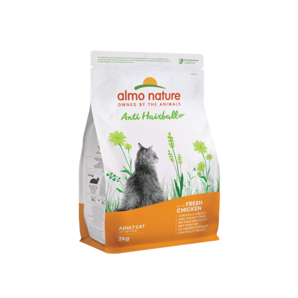 croquettes pour chat anti boules de poil au poulet