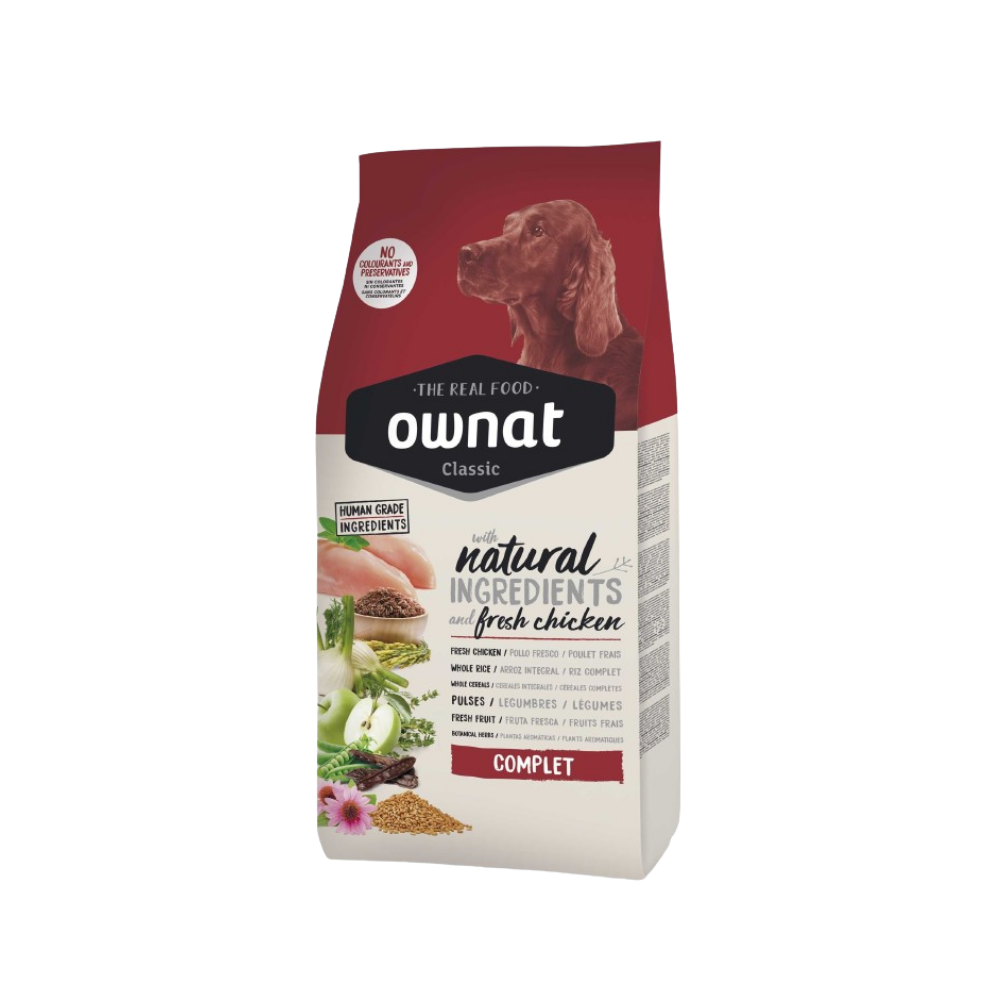 croquettes complètes pour chien au poulet