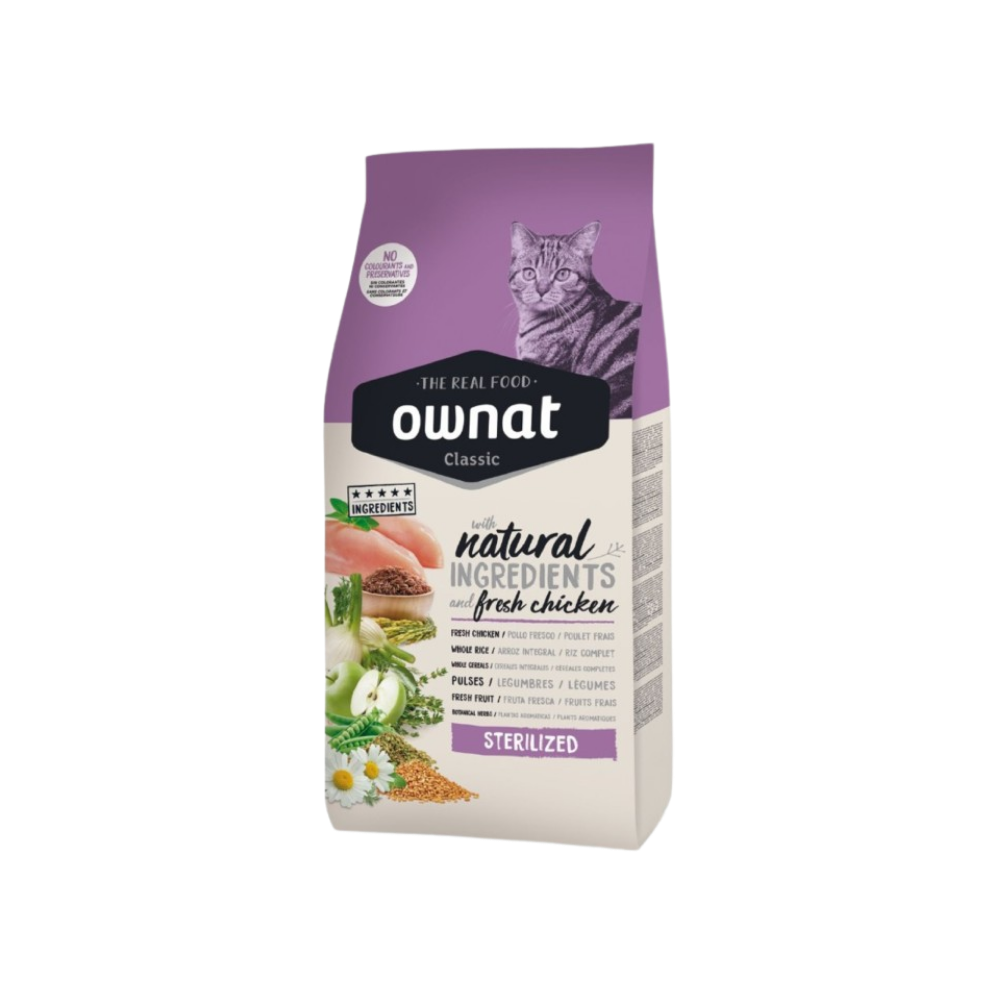 croquettes pour chat stérilisé au poulet