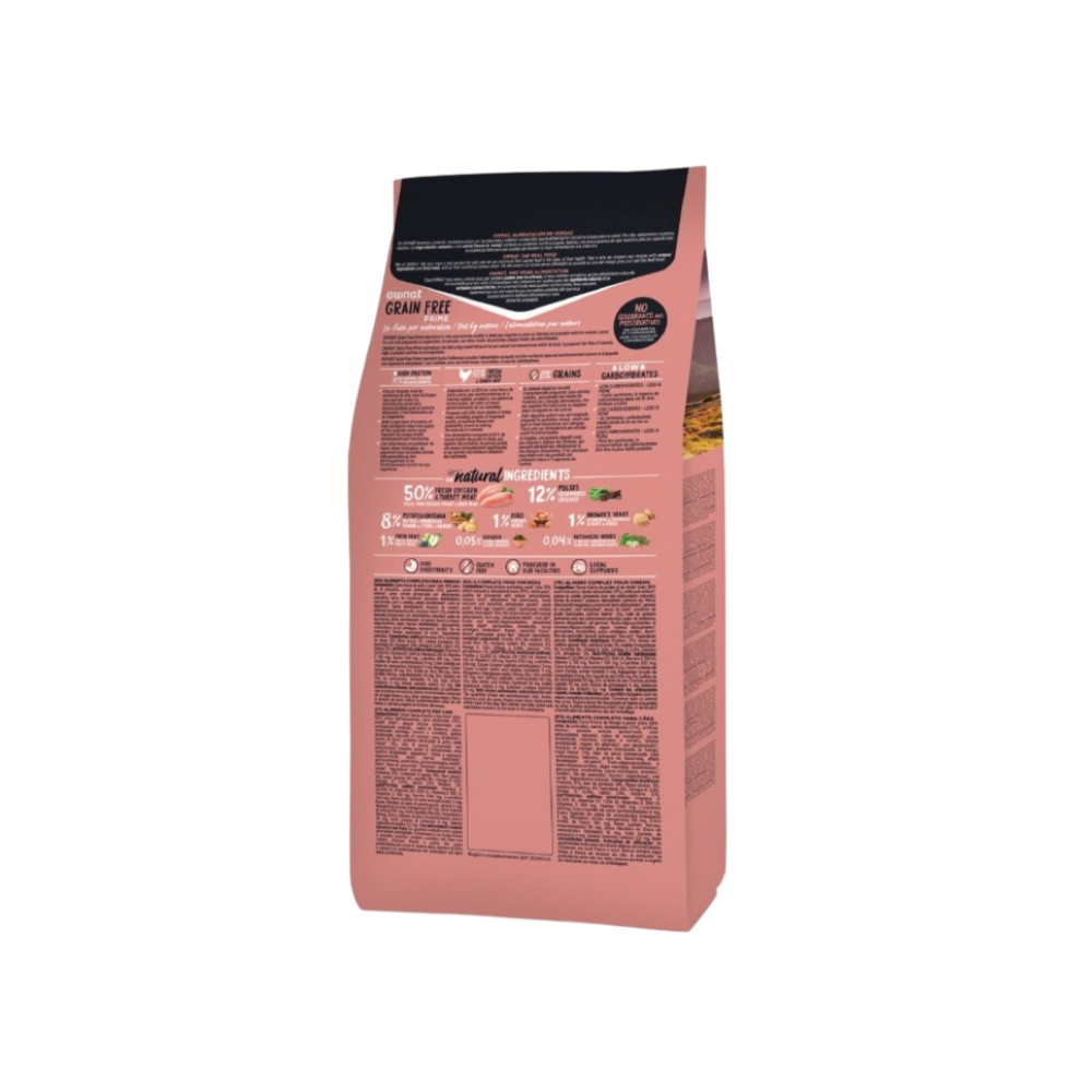 Croquettes OWNAT - Prime Grain Free Mini Adult Chicken &Turkey