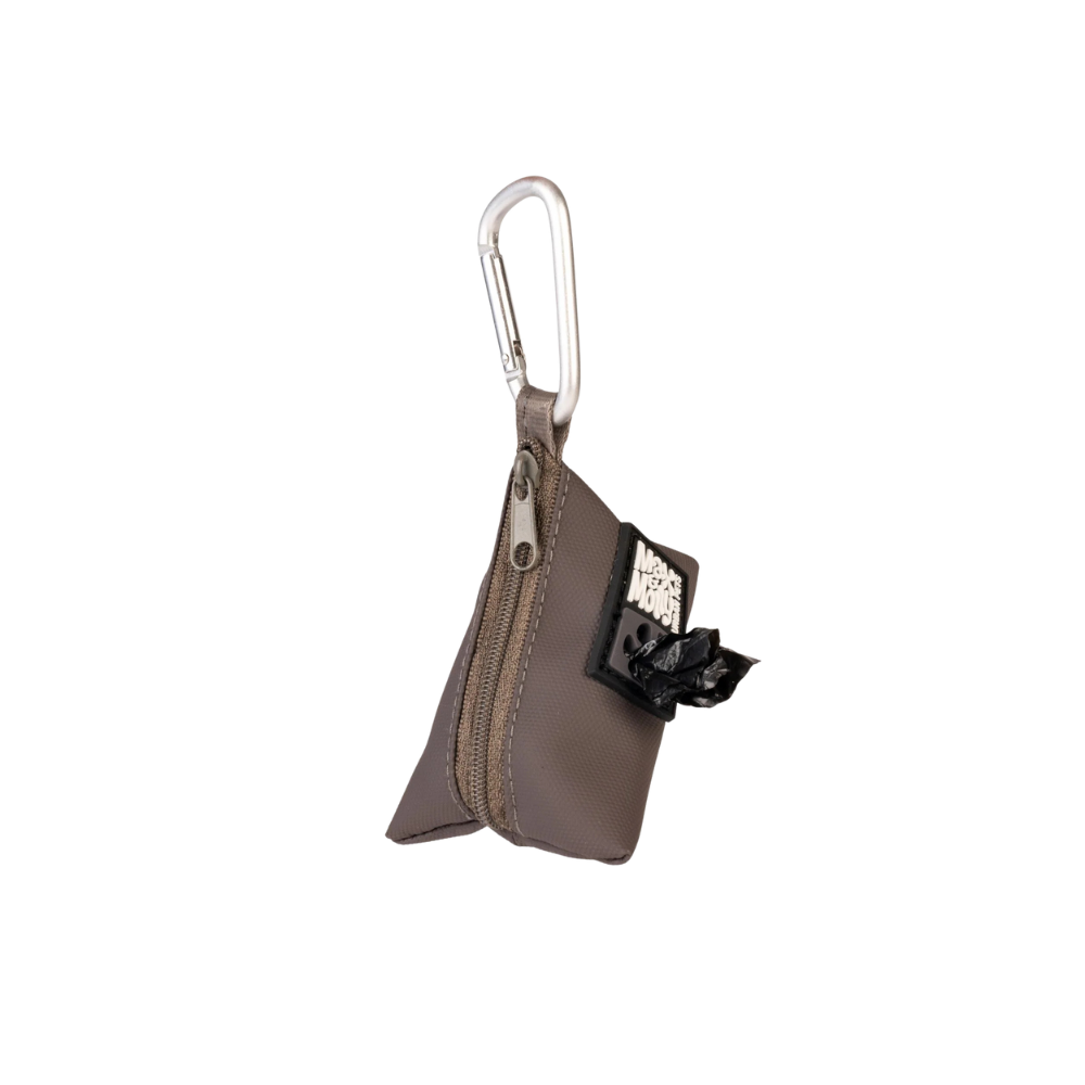 Distributeur de sac à déjection pour chien de la marque Max & Molly, gamme Matrix 2.0 couleur Cendré