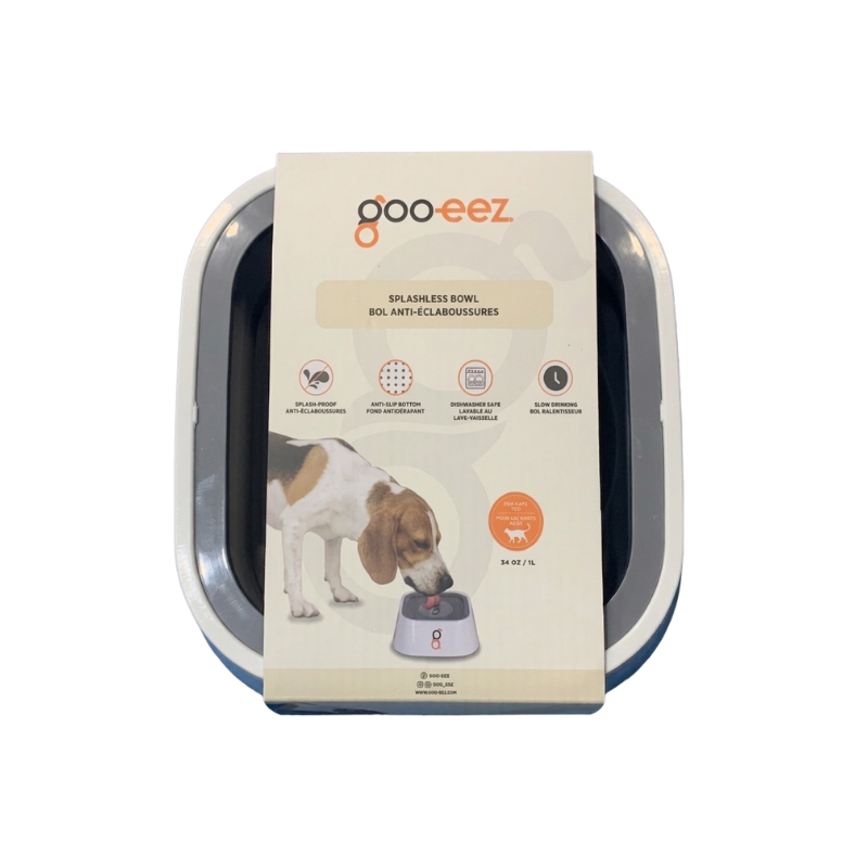 Gamelle anti-éclaboussures pour chien et chat avec système anti-dérapant