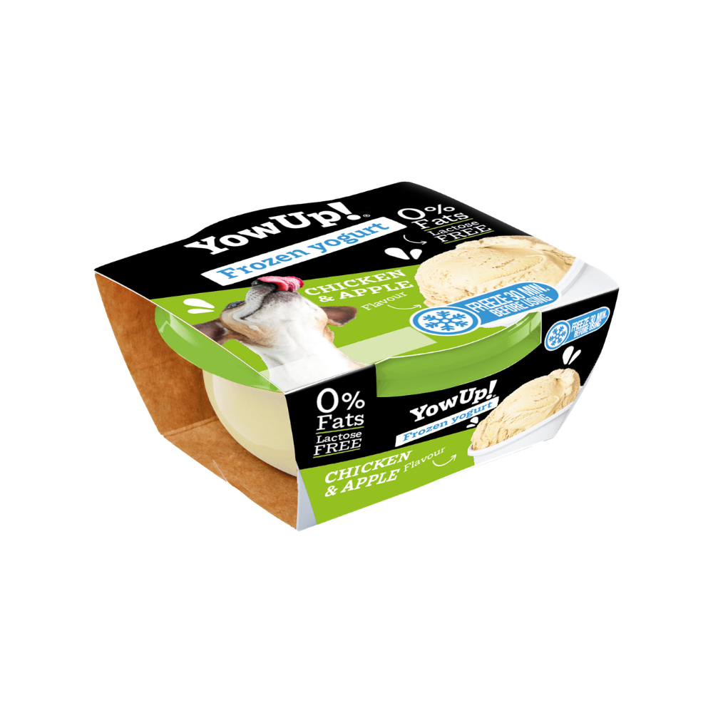 Glace pour chien poulet et pomme Yowup