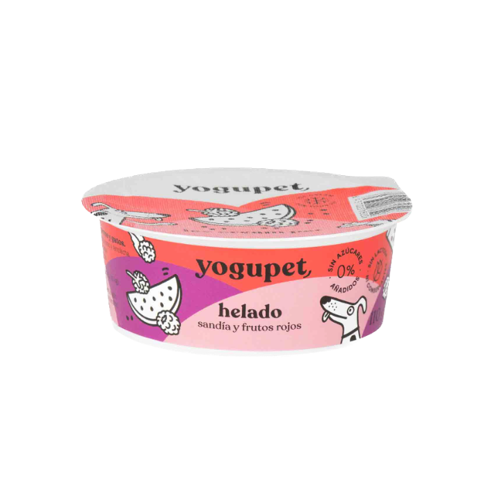 Glace pour chien à la pastèque