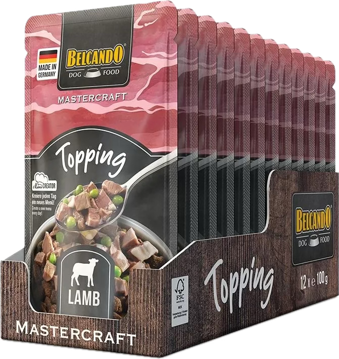 Topping bouillon parfum agneau et petits pois