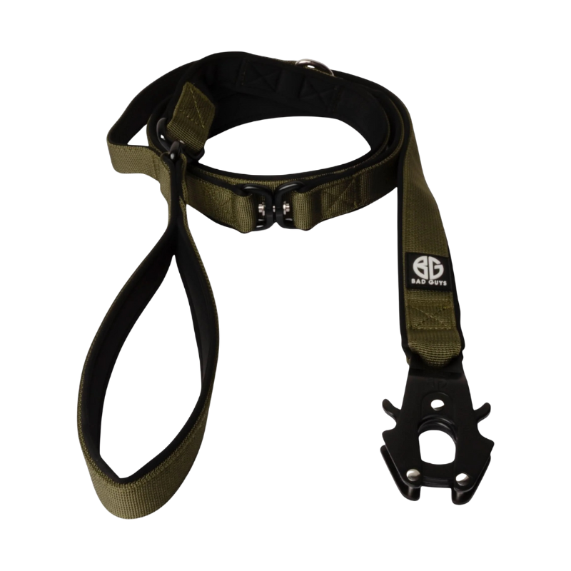 Laisse Bad Buys gamme Sniper couleur Kaki