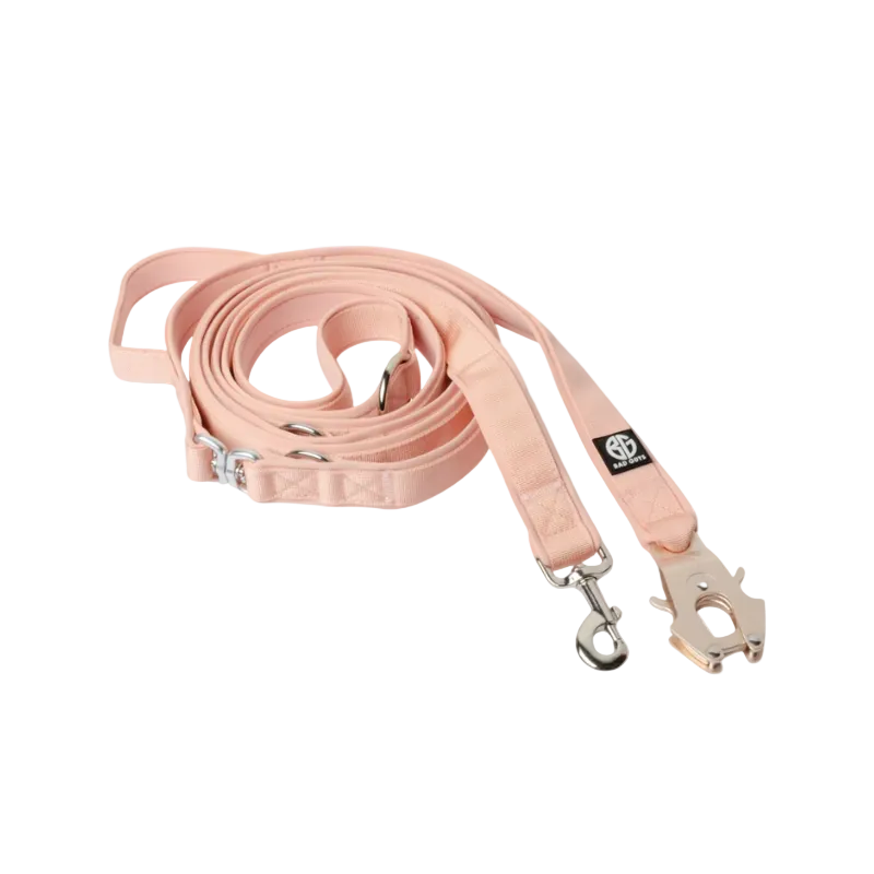 Laisse multiposition 3 points bad guys rose gold