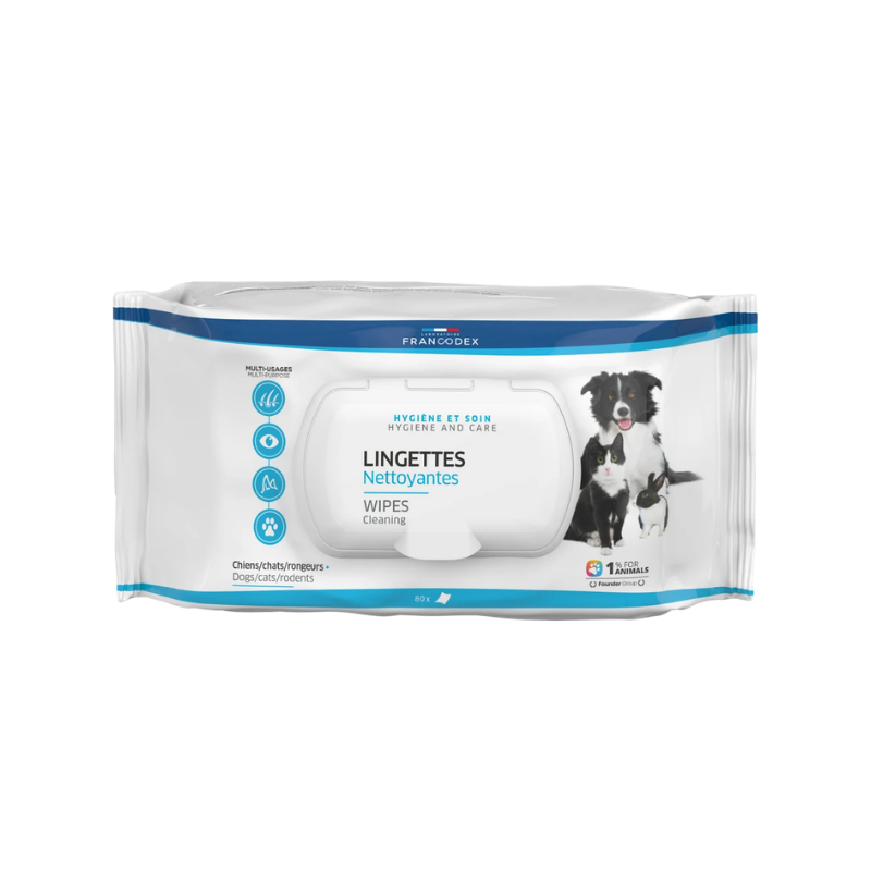 Lingettes nettoyantes multi-usages francodex