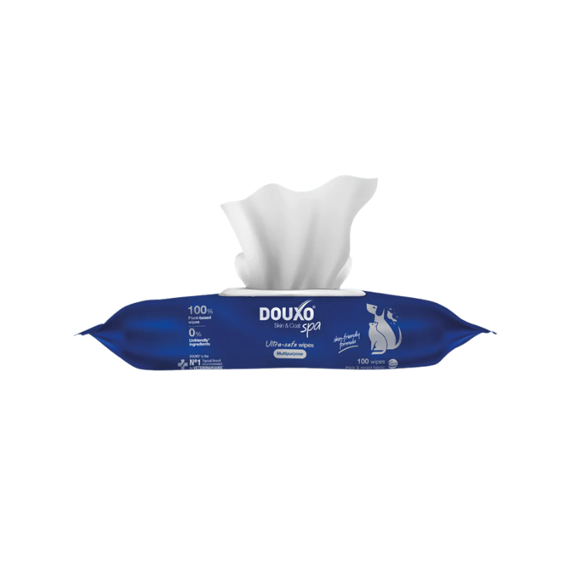 Lingettes nettoyantes pour chien et chat
