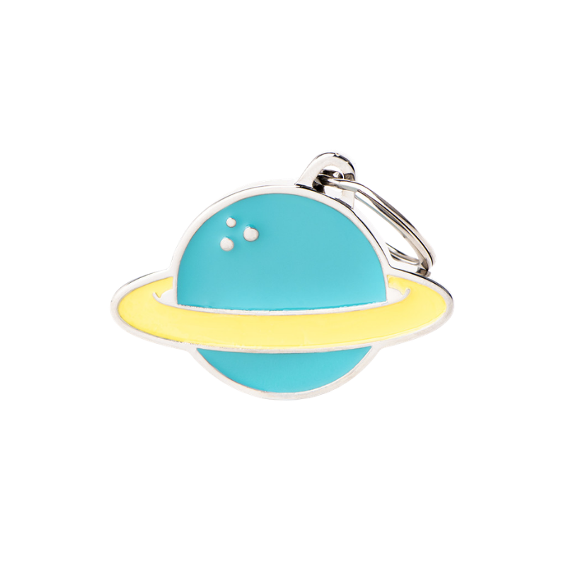 Médaille pour chien forme planète