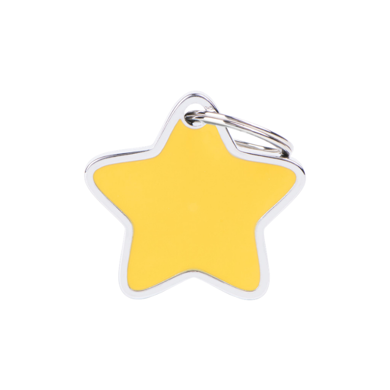 Médaille pour chien forme étoile