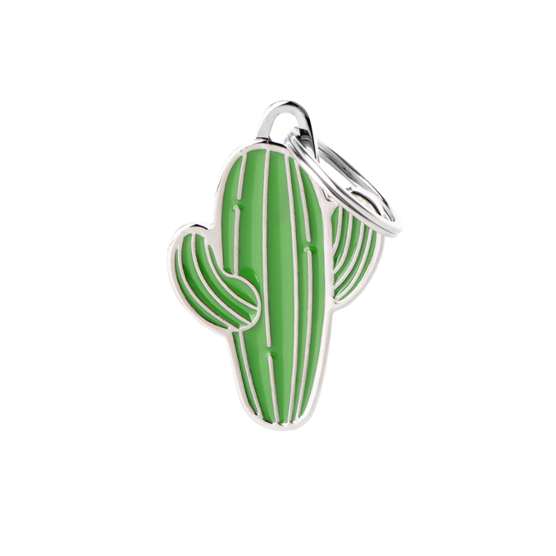 Médaille pour chien forme Cactus 