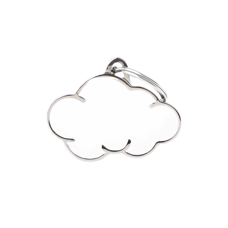 Médaille pour chien forme Nuage