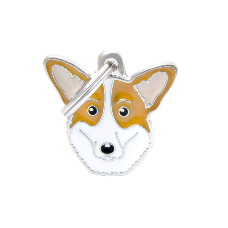 Médaille pour chien forme Corgi