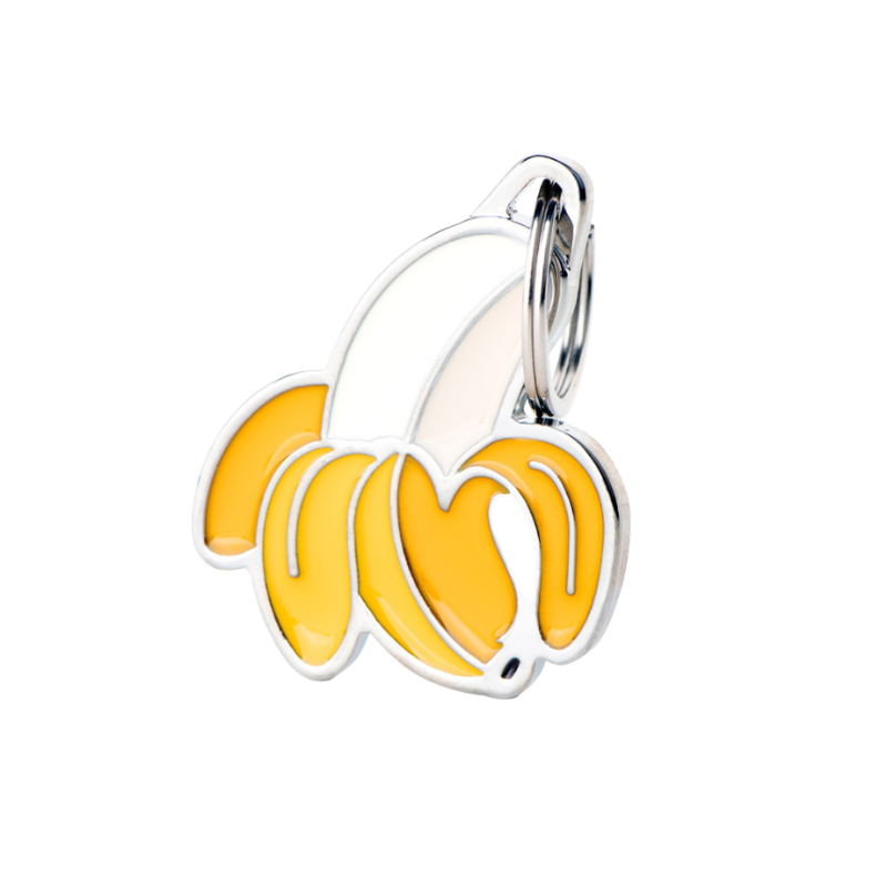 Médaille pour chien forme banane