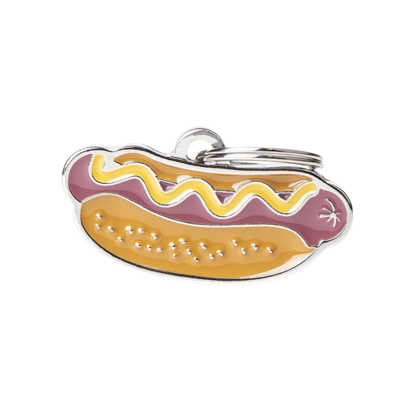 Médaille pour chien forme Hot-Dog