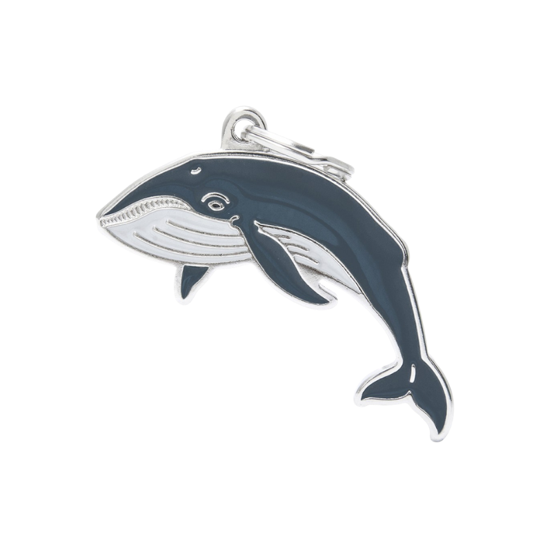 Médaille pour chien forme baleine