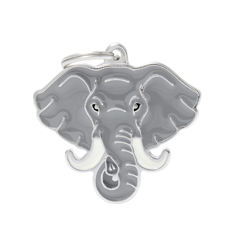 Médaille pour chien forme éléphant