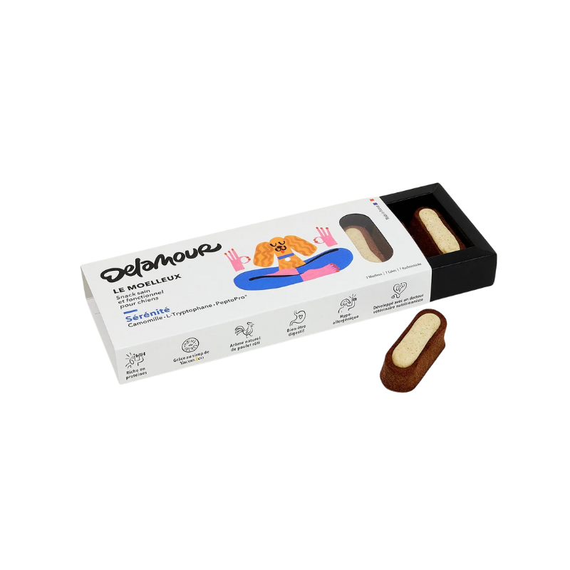 Friandises pour chien - moelleux pour au chien à la camomille, L-tryptophane et PeptoPro