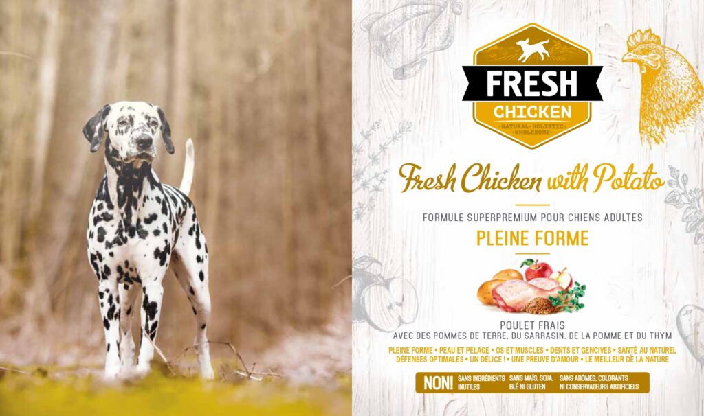 Croquettes pour chien adulte - Brit Fresh poulet et pommes de terre
