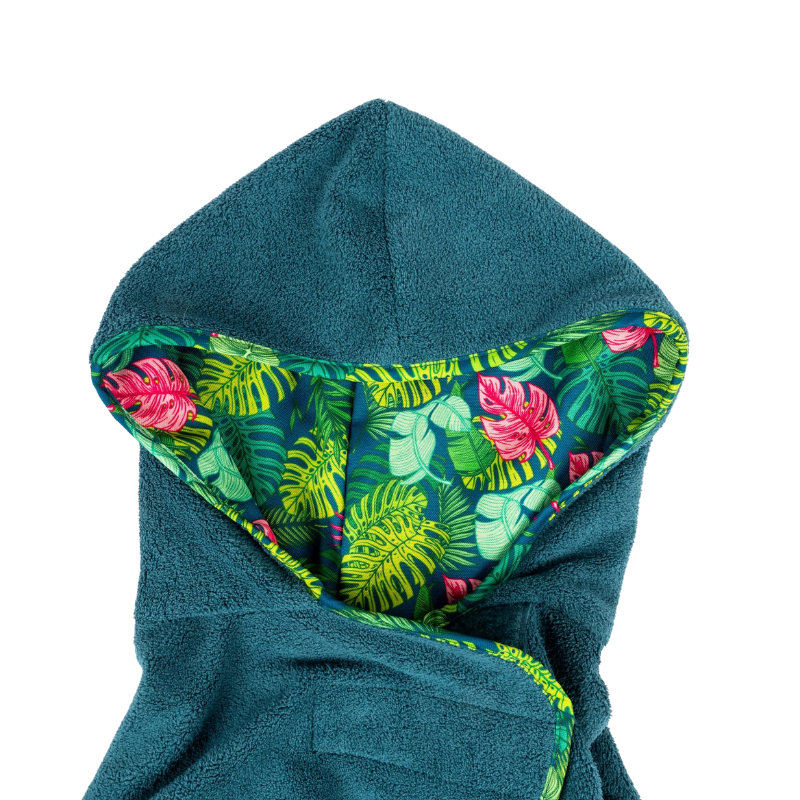 Peignoir pour chien tropical marque max et molly capuche