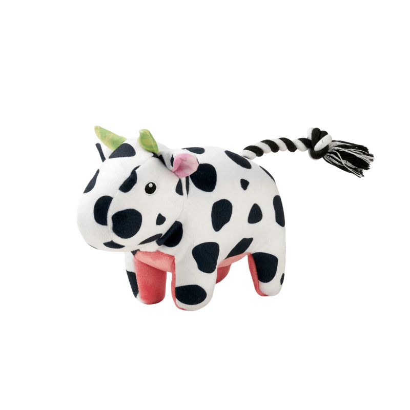 Peluche pour chien Claire la Vache