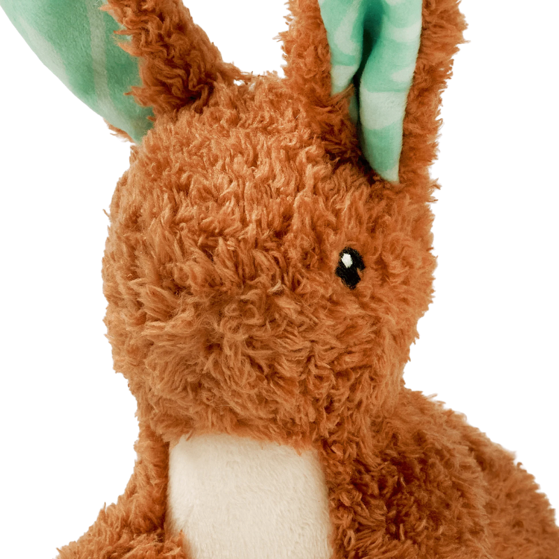 Peluche pour chien Lotta le Lapin zoom sur la tête de la peluche