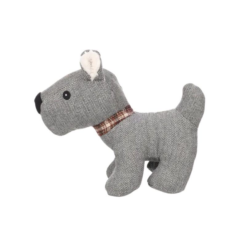 Peluche Britta le Schnauzer gris