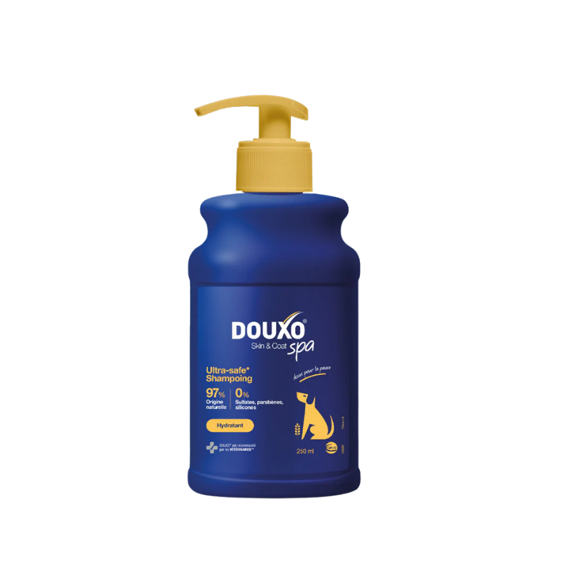 Shampoing pour chien hydratant douxo spa
