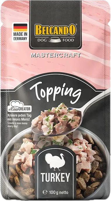 Topping à la dinde pour chien de la marque Belcando