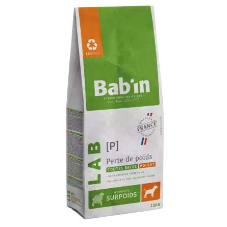 Croquettes Bab'in - LAB Perte de poids (Poulet)