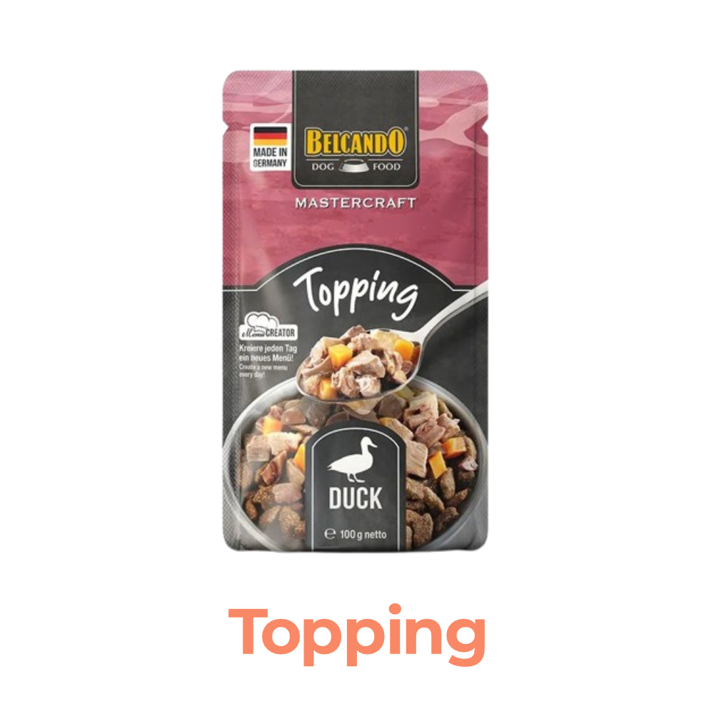 Collection de  Topping pour chien de la marque Belcando