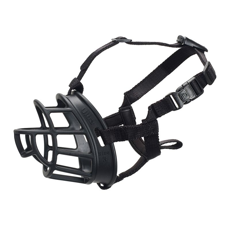 Boucle fidlock de la muselière pour chien Ultra 2.0 de la marque Bakerville, couleur noire