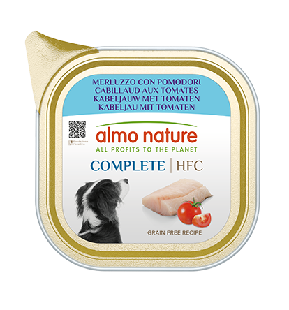 Pâtée Chien- Almo Nature - Cabillaud & Tomates
