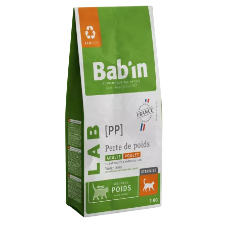 Croquettes Bab'in - LAB Chat Adulte Perte de poids